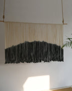 Tie-Dye Decor Black Bohemian Yarn Tapestry Home Wall Boho Décor