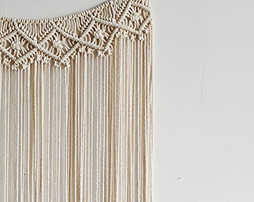 Macrame Wall Hanging Boho Wedding Hanger Cotton Handmade Wall Art Home Wall Decor,42"x 35"