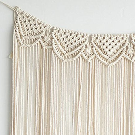 Macrame Wall Hanging Boho Wedding Hanger Cotton Handmade Wall Art Home Wall Decor,42"x 35"