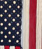 Newest Macrame Wall Hanging American Flag 25.5*37
