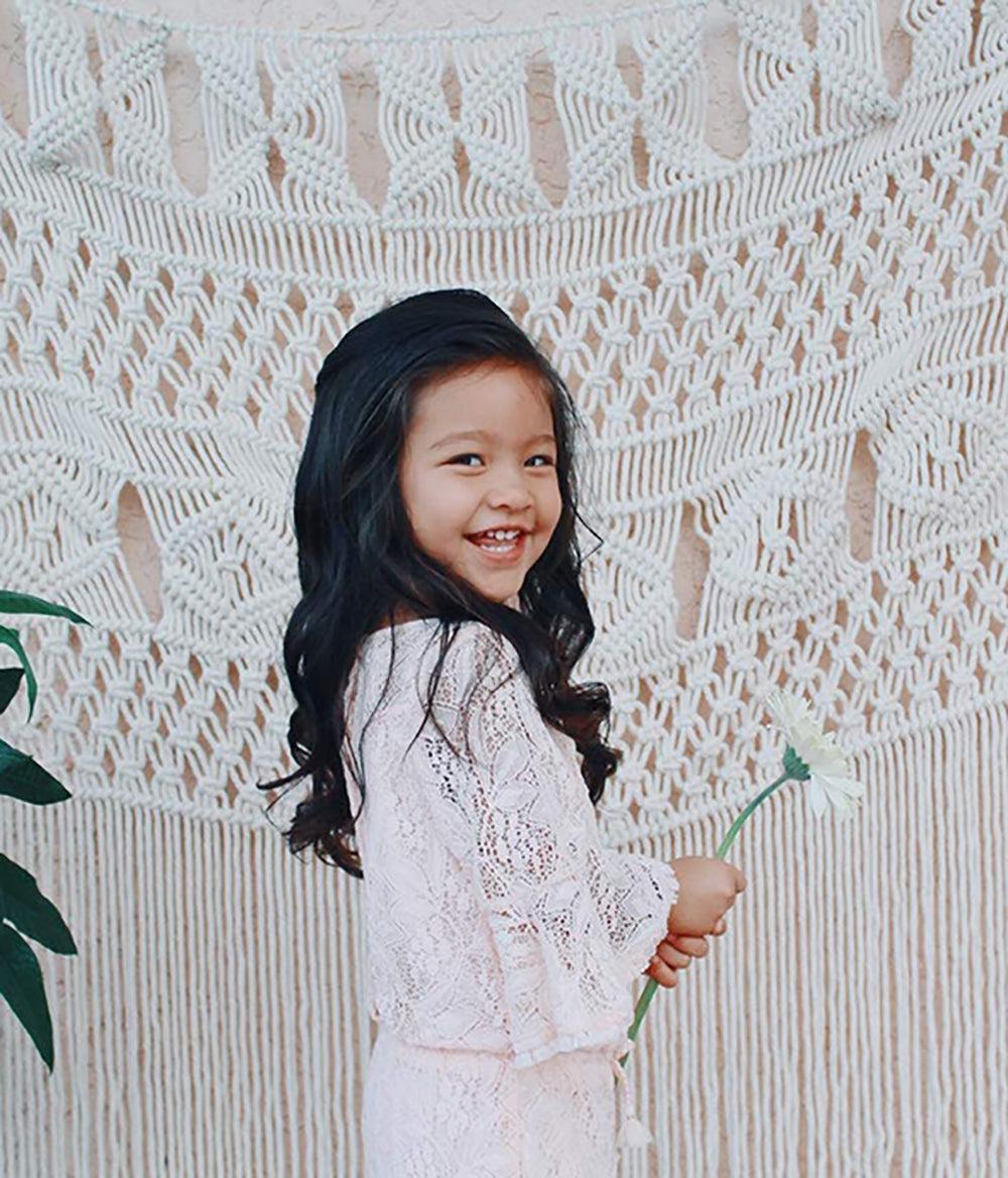 Macrame Wall Hanging Macrame Curtains Boho Door Curtain Panels Handmade Wall Art Home Wall Décor