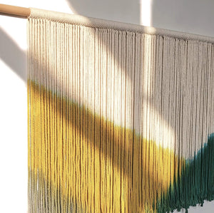 Tie-Dye Yarn Tapestry Geometric Colorful Bohemian Wall Décor