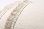 Pillow Sham White Pillowcases Cotton Bedding,Set of 2