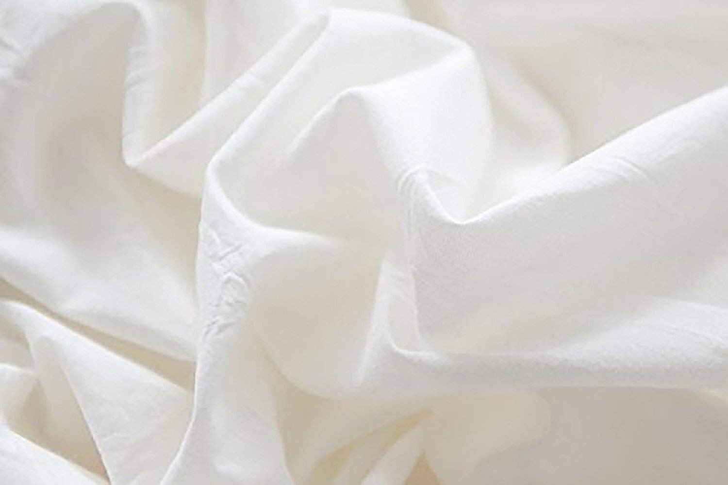 White Pom Pom Fringed Cotton Duvet Cover