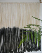 Tie-Dye Decor Black Bohemian Yarn Tapestry Home Wall Boho Décor