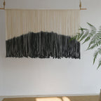 Tie-Dye Decor Black Bohemian Yarn Tapestry Home Wall Boho Décor