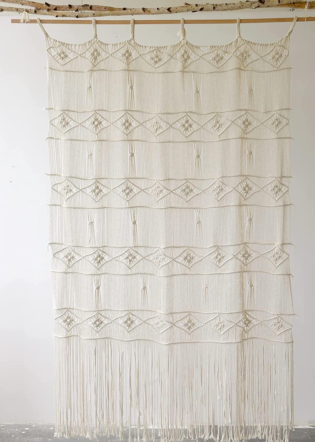 Macrame Curtain For Window Macrame Wall Hanging Macrame Headboard Handmade Wall Decor