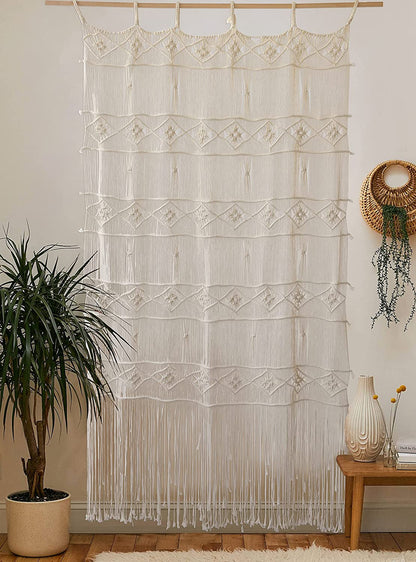 Macrame Curtain For Window Macrame Wall Hanging Macrame Headboard Handmade Wall Decor